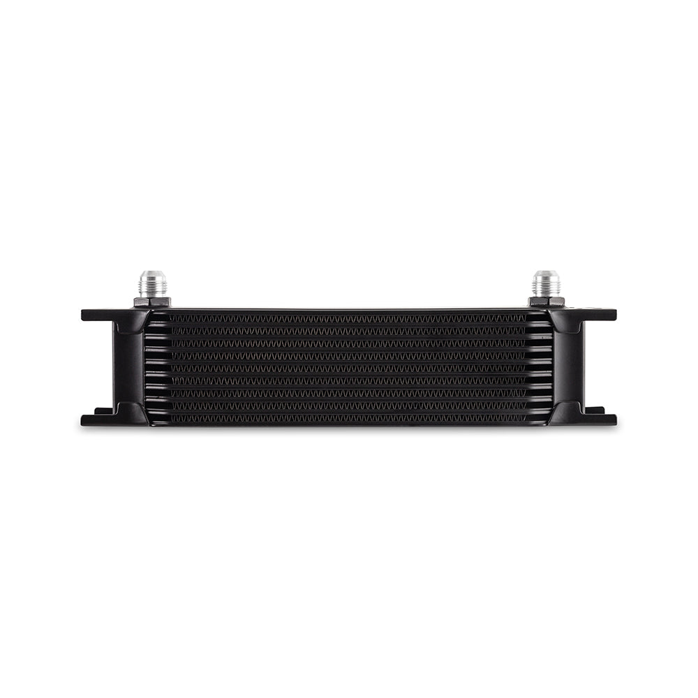 Mishimoto Universal -8AN 10 Row Oil Cooler - Black - MMOC-10-8BK by Mishimoto - angle view