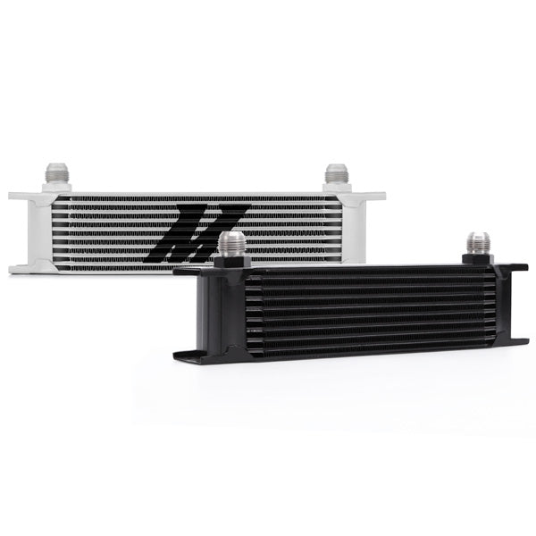 Mishimoto Universal 10 Row Oil Cooler - MMOC-10 for 2018-2021 Ford Mustang - angle view