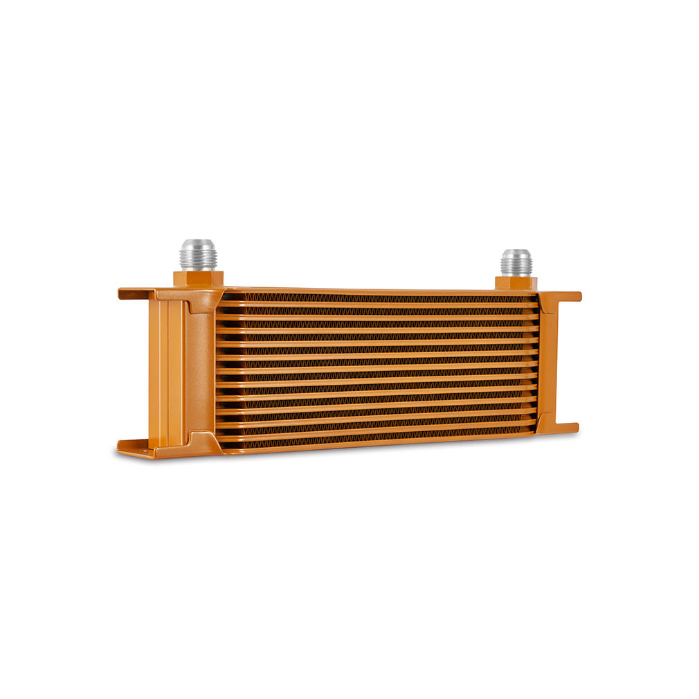 Mishimoto Universal 13-Row Oil Cooler Gold - MMOC-13GD by Mishimoto - installed view