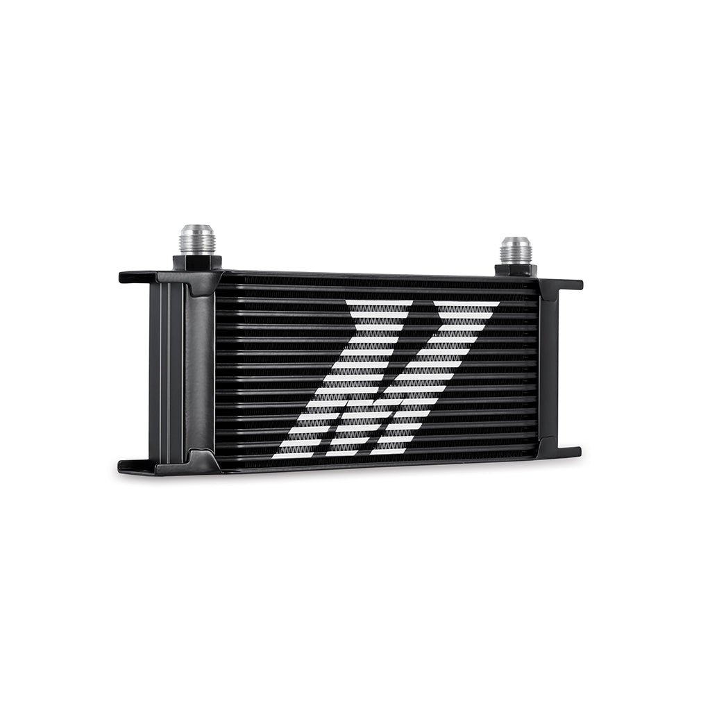 Mishimoto Universal 16 Row Oil Cooler - Black - MMOC-16BK by Mishimoto - angle view