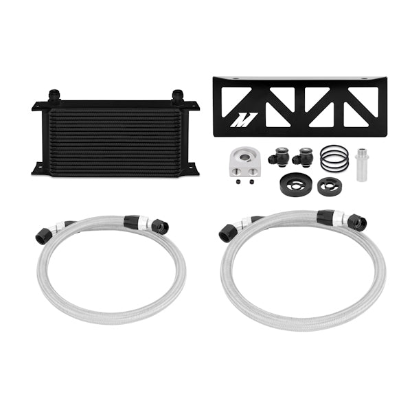 Mishimoto 13+ Subaru BRZ / 13+ Scion FR-S Oil Cooler Kit - Silver - MMOC-BRZ-13 for 2013-2020 Subaru BRZ - angle view
