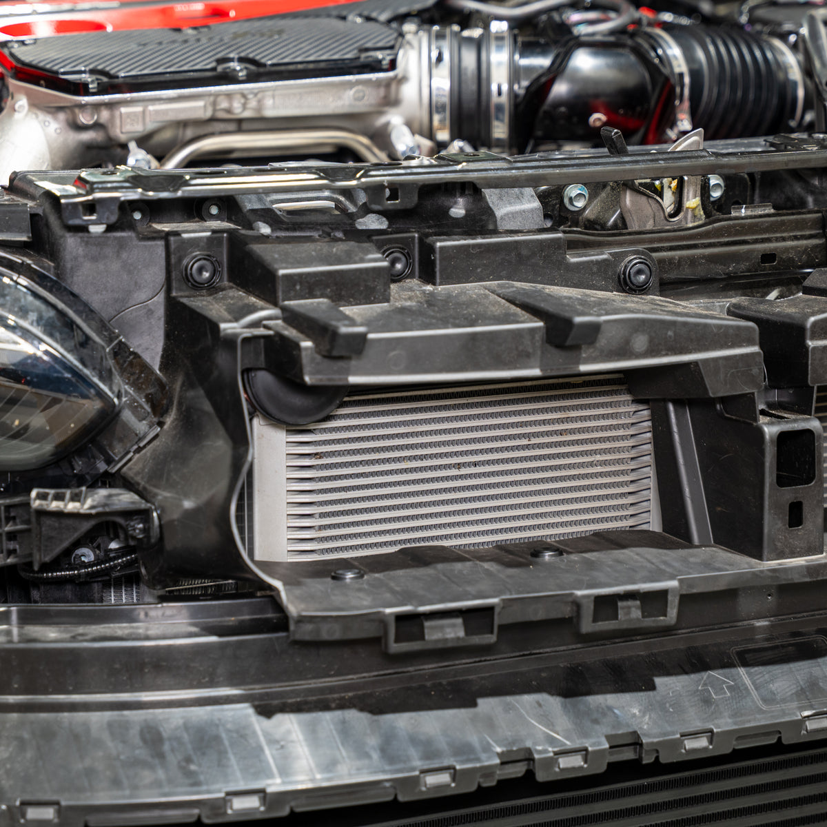 Mishimoto 2023+ Honda Civic Type R Oil Cooler Kit - Black - MMOC-CTR-23TBK for 2023-2026 Honda Civic - side view