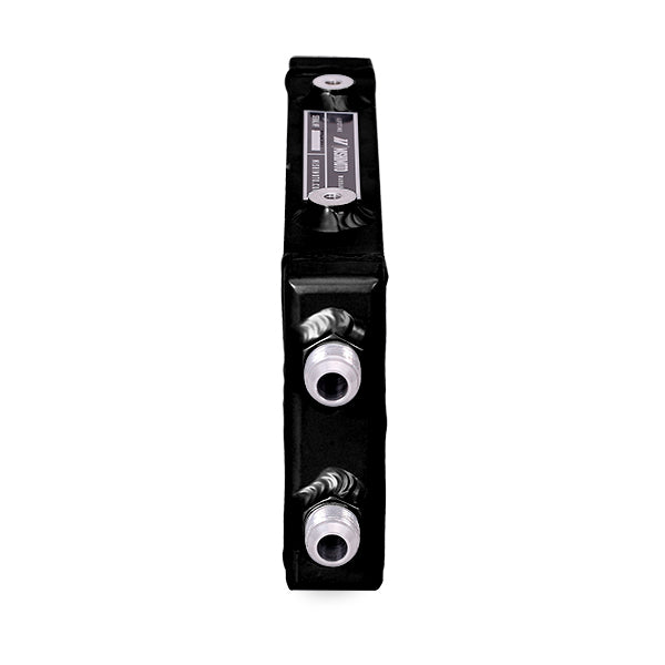 Mishimoto Universal Small Bar and Plate Dual Pass Black Oil Cooler - MMOC-DP-SBK for 2018-2021 Ford Mustang - close-up