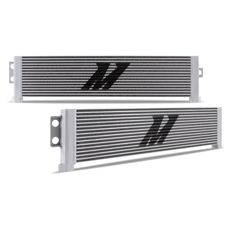 Mishimoto Heavy Duty Transmission Cooler w/ Electric Fan - MMOC-F for 2018-2021 Ford Mustang - side view