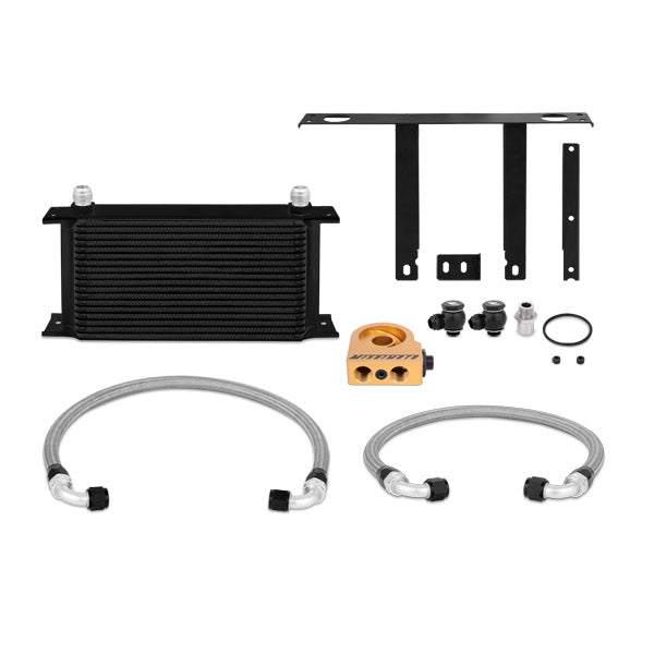 Mishimoto 10-12 Hyundai Genesis Coupe 2.0T Thermostatic Oil Cooler Kit - Black - MMOC-GEN4-10TBK