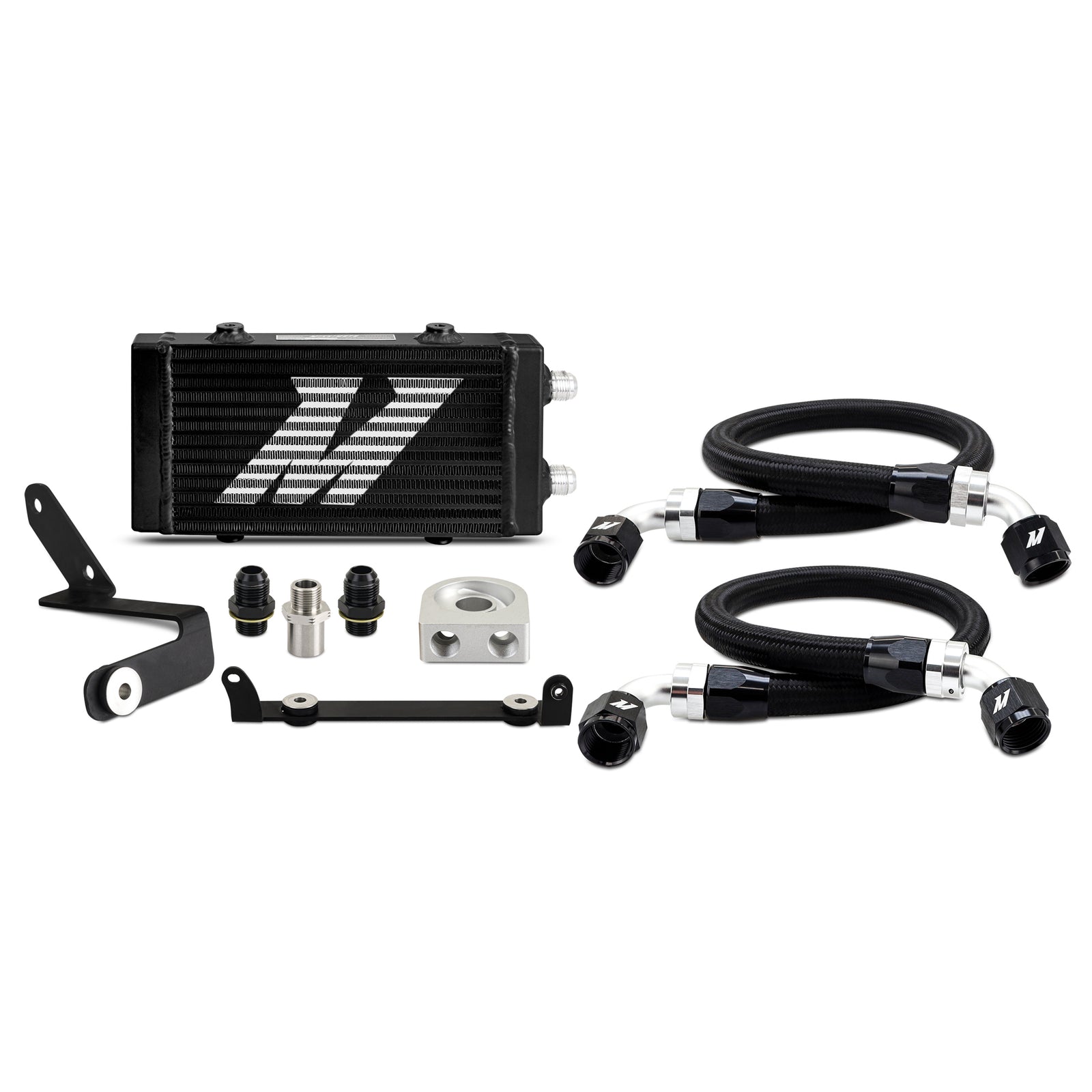 Mishimoto 2023+ Toyota GR Corolla Oil Cooler Kit - Non Thermostatic - BK - MMOC-GRC-23NTBK