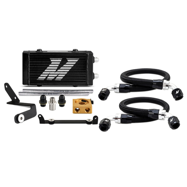 Mishimoto 2023+ Toyota GR Corolla Oil Cooler Kit - Thermostatic - Black - MMOC-GRC-23TBK