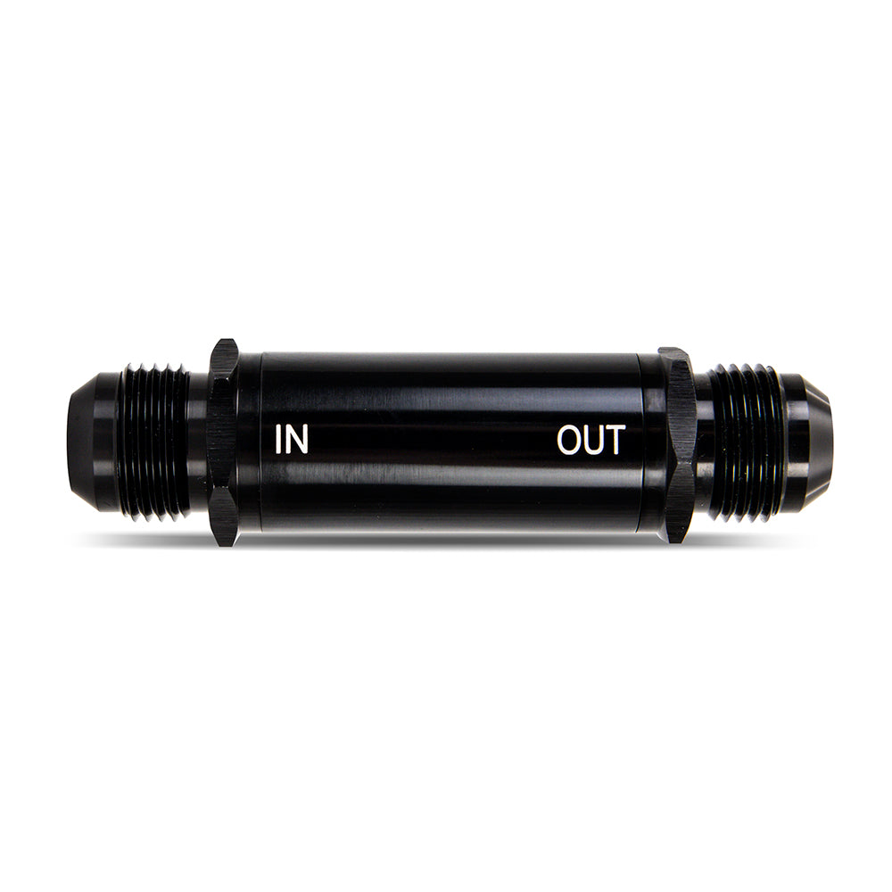 Mishimoto In-Line Pre-Filter (-10AN) - MMOC-PF-10 by Mishimoto - angle view