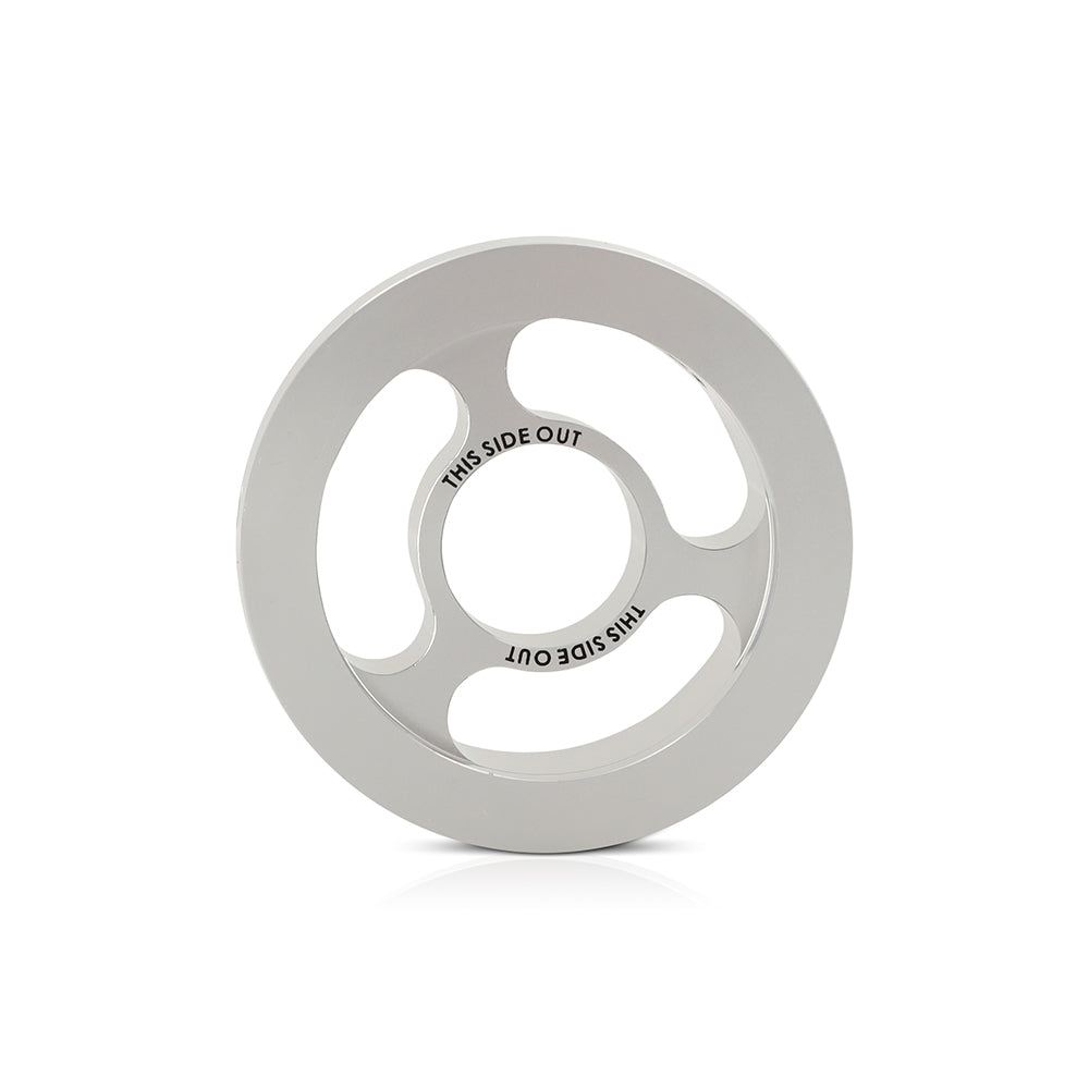 Mishimoto Oil Filter Spacer 32mm M22 x 1.5 Thread - Silver - MMOC-SPC32-M22SL by Mishimoto - detail view