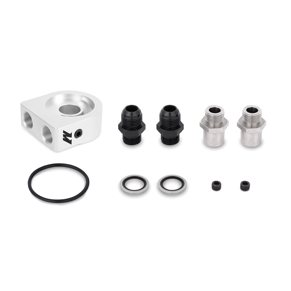 Mishimoto Universal 13 Row Oil Cooler Kit (Black) - MMOC-U13BK by Mishimoto - detail view