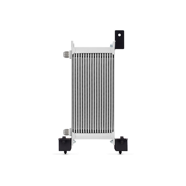 Mishimoto 07-11 Jeep Wrangler JK Oil Cooler Kit - Silver - MMOC-WRA-07 for 2007-2018 Jeep Wrangler - angle view