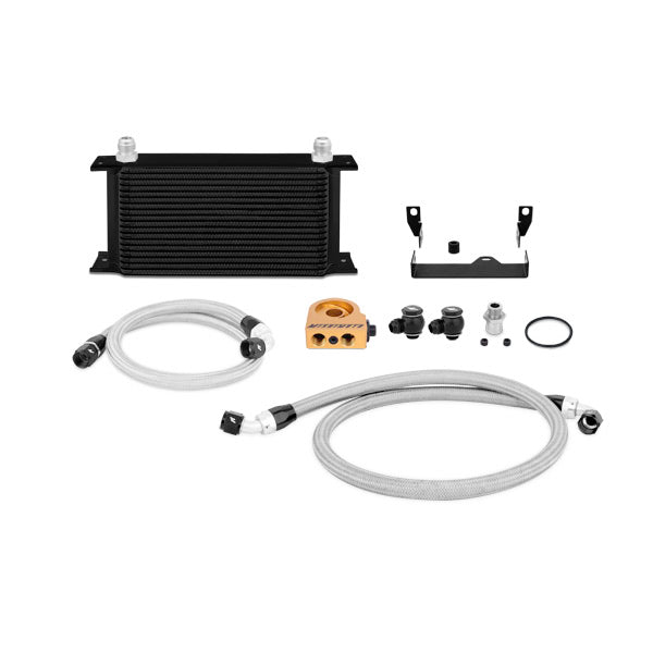 Mishimoto 06-07 Subaru WRX/06-07 WRX STi Thermostatic Oil Cooler Kit - Black - MMOC-WRX-06TBK