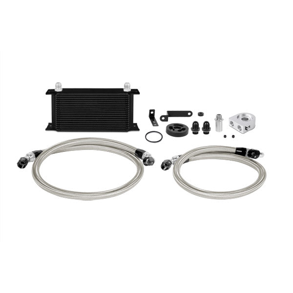 Mishimoto 08-14 Subaru WRX Oil Cooler Kit - MMOC-WRX-08 for 2008-2014 Subaru Impreza - angle view