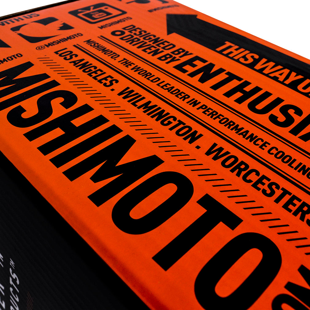 Mishimoto 2022+ Subaru WRX Thermostatic Oil Cooler Kit - Black - MMOC-WRX-22TBK for 2022-2025 Subaru WRX - rear view