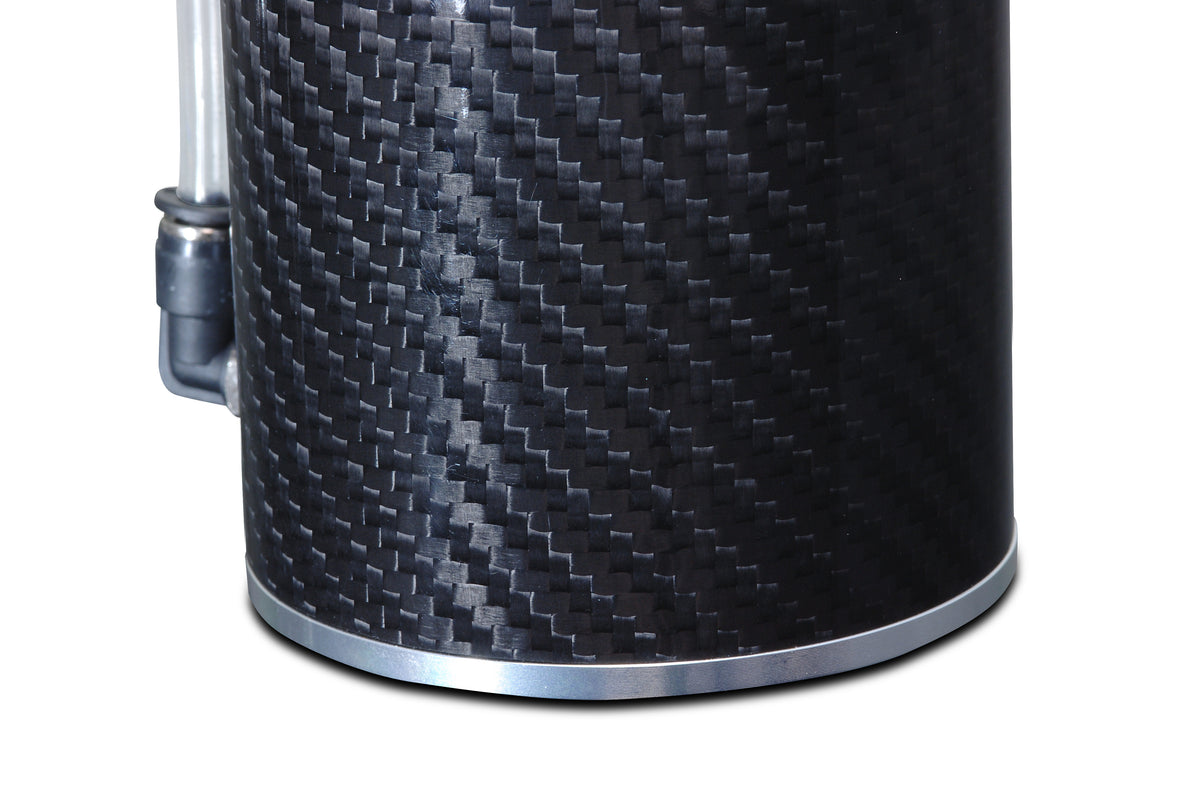 Mishimoto Carbon Fiber Oil Catch Can 10mm Fittings - MMOCC-CF by Mishimoto - installed view
