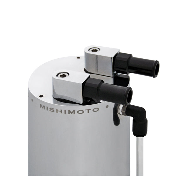 Mishimoto Large Aluminum Oil Catch Can - MMOCC-LA by Mishimoto - angle view