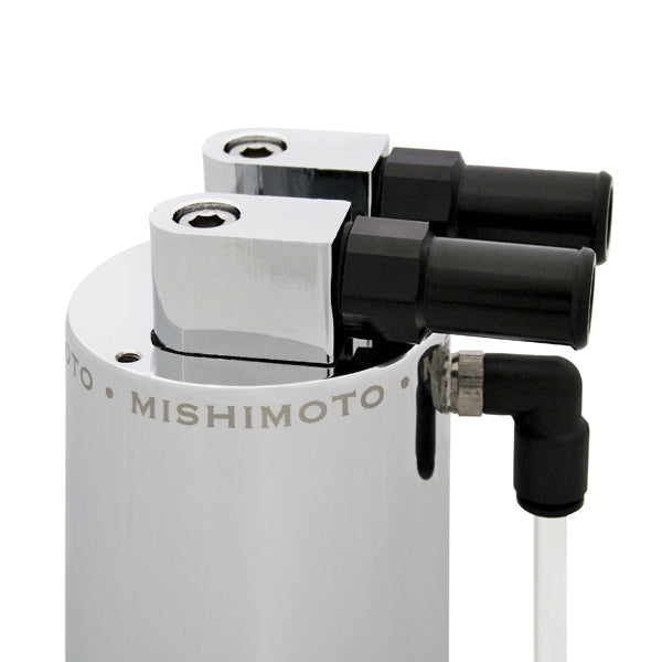 Mishimoto Small Aluminum Oil Catch Can - MMOCC-SA by Mishimoto - angle view