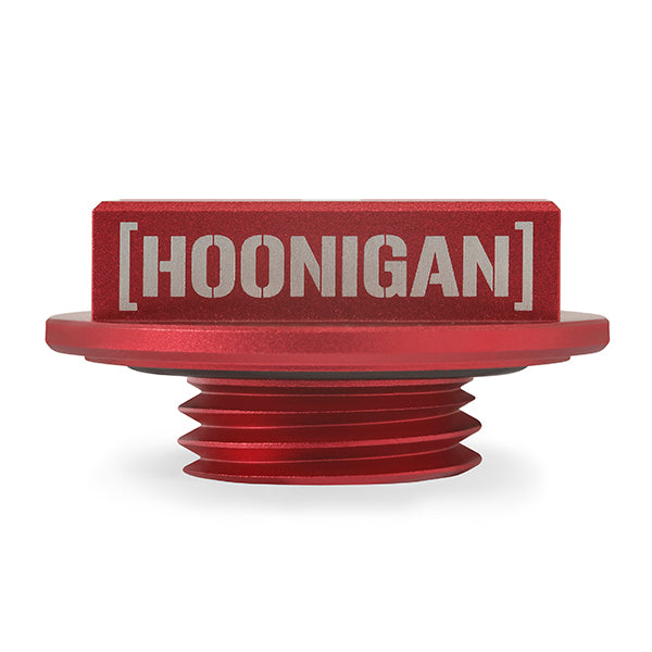 Mishimoto Honda Hoonigan Oil Filler Cap - Red - MMOFC-HN-HOONRD for 1988-2001 Honda Prelude - close-up