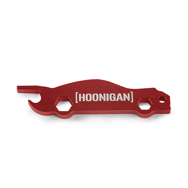 Mishimoto LS Engine Hoonigan Oil Filler Cap - Red - MMOFC-LSX-HOONRD for 2005-2013 Chevrolet Corvette - close-up