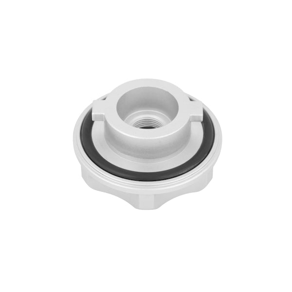 Mishimoto Mitsubishi Oil FIller Cap - Black - MMOFC-MITS-BK for 1984-2000 Dodge Caravan - detail view