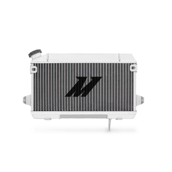 Mishimoto 06-09 Suzuki LTR450 Aluminum Radiator - MMPS-LTR450-06 for 2006-2009 Suzuki LT-R450 QuadRacer - installed view