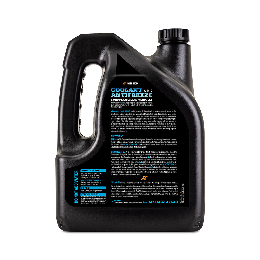 Mishimoto Liquid Chill EG Coolant, European/Asian Vehicles, Blue - MMRA-LC-EG-BL for 1992-1995 Honda Civic - close-up