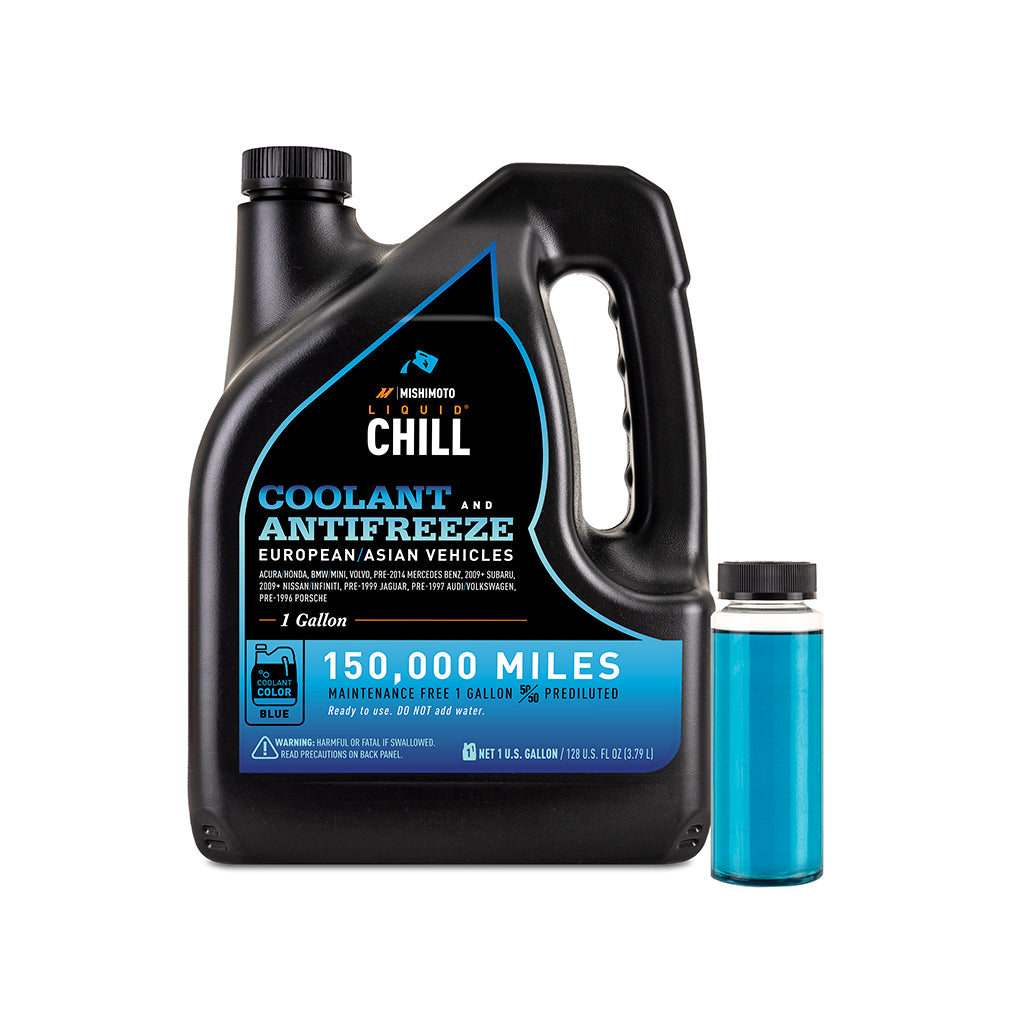 Mishimoto Liquid Chill EG Coolant, European/Asian Vehicles, Blue - MMRA-LC-EG-BL for 1992-1995 Honda Civic - installed view