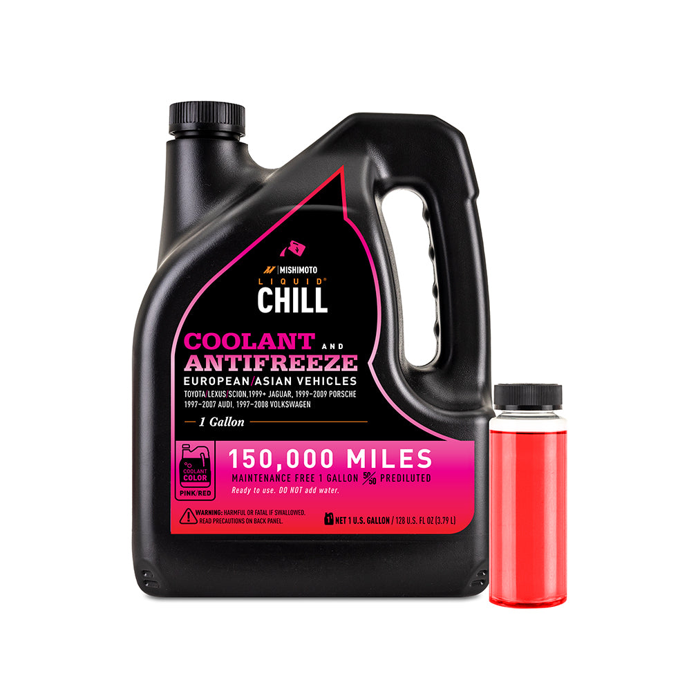 Mishimoto Liquid Chill EG Coolant, European/Asian Vehicles, Pink/Red - MMRA-LC-EG-PK for 1992-1995 Honda Civic - close-up