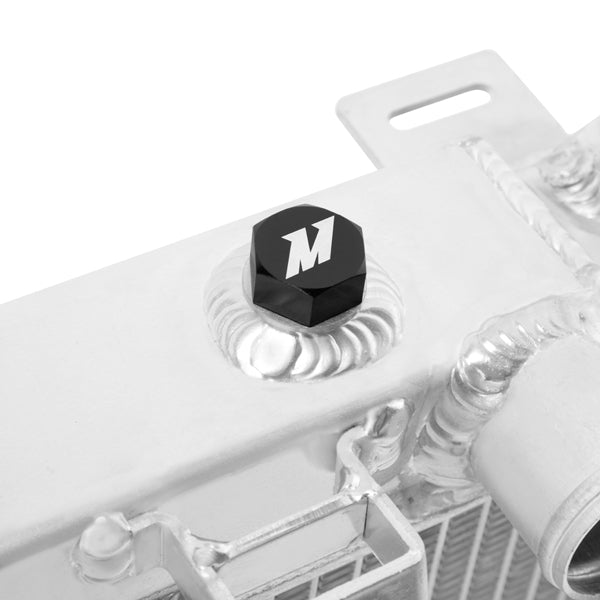 Mishimoto 03-06 Nissan 350Z Manual Aluminum Radiator - MMRAD-350Z-03 for 2003-2006 Nissan 350Z - close-up