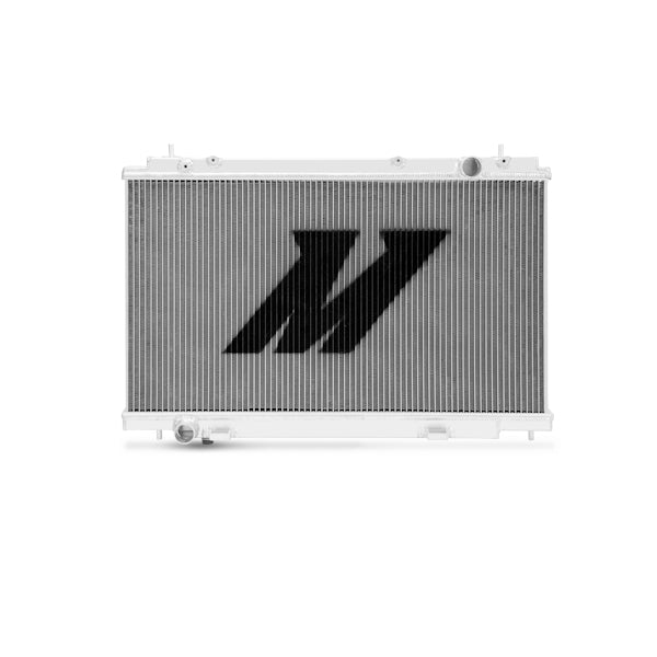 Mishimoto 07-09 Nissan 350Z Manual Aluminum Radiator - MMRAD-350Z-07 for 2007-2009 Nissan 350Z - angle view