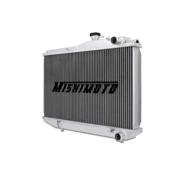 Mishimoto 83-87 Toyota Corolla Manual Aluminum Radiator - MMRAD-AE86-83 for 1984-1987 Toyota Corolla - close-up