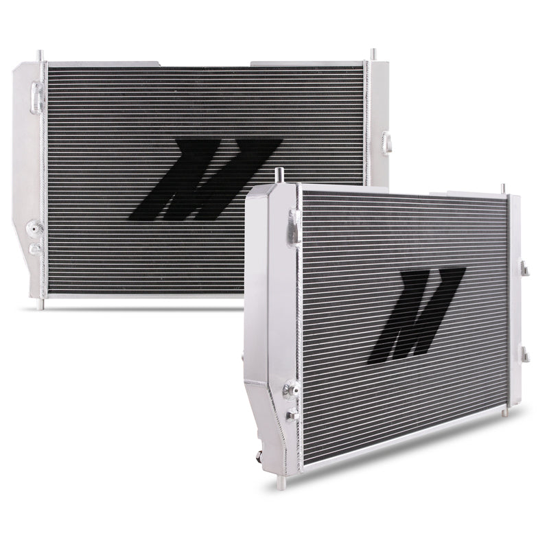 Mishimoto 05-13 Chevrolet Corvette Performance Aluminum Radiator - MMRAD-C6-05 for 2005-2013 Chevrolet Corvette - angle view