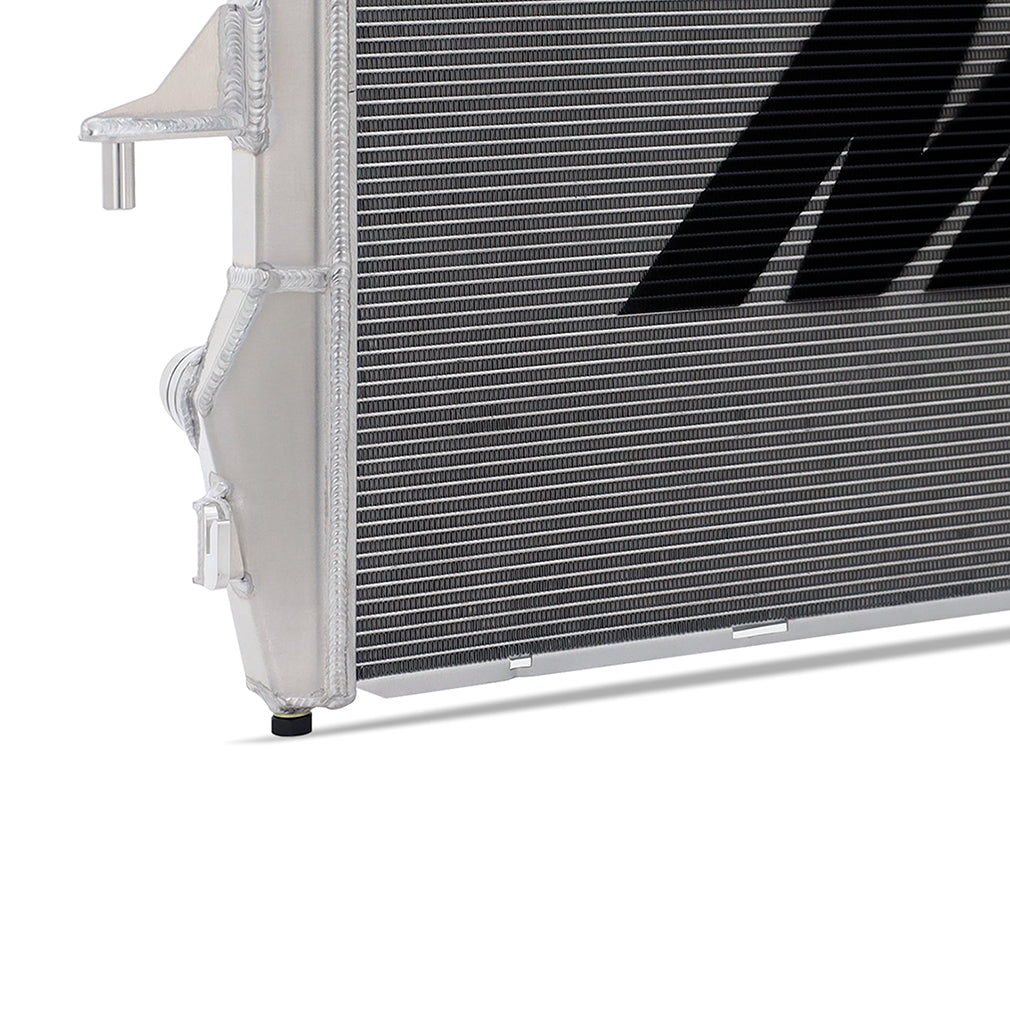 Mishimoto 03-10 Porsche Cayenne Performance Aluminum Radiator - MMRAD-CAY-03 for 2007-2015 Audi Q7 - installed view