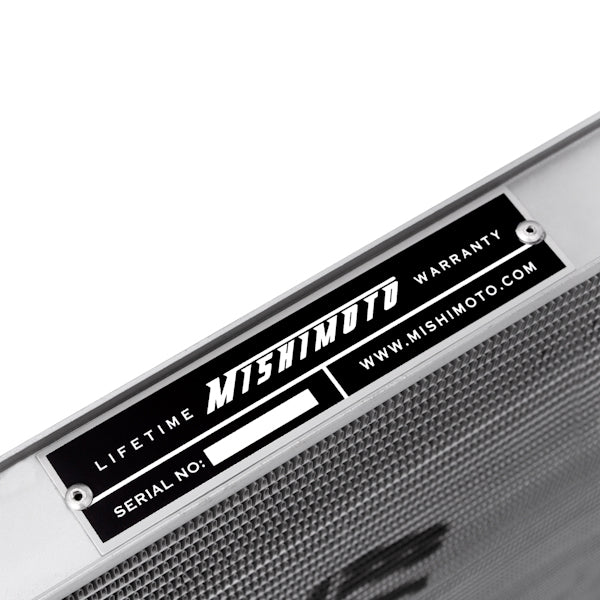 Mishimoto 02-05 Honda Civic SI Manual Aluminum Radiator - MMRAD-CIV-02SI for 2002-2005 Honda Civic - installed view