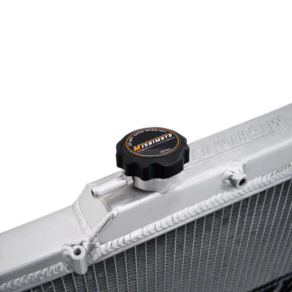 Mishimoto 88-91 Honda CRX Manual Aluminum Radiator - MMRAD-CRX-88 for 1988-1991 Honda Civic - close-up