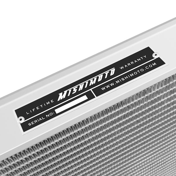 Mishimoto 10-11 Chevrolet Camaro SS V8 Aluminum Radiator - MMRAD-CSS-10 for 2010-2011 Chevrolet Camaro - rear view