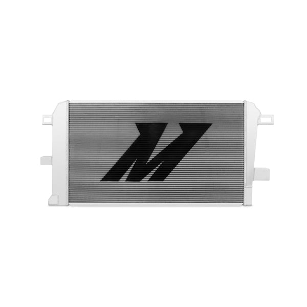 Mishimoto 01-05 Chevrolet/GMC 6.6L Duramax Radiator - MMRAD-DMAX-01 for 2001-2005 Chevrolet Silverado 2500 - angle view