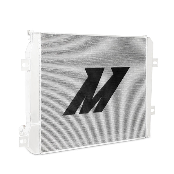 Mishimoto 11+ Chevy 6.6L Duramax Radiator - MMRAD-DMAX-11 for 2011-2016 Chevrolet Silverado 2500 - side view