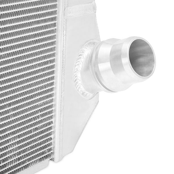Mishimoto 11+ Chevy 6.6L Duramax Radiator - MMRAD-DMAX-11 for 2011-2016 Chevrolet Silverado 2500 - angle view