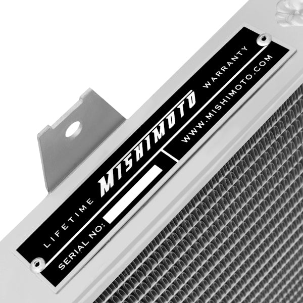 Mishimoto 87-91 BMW E30 M3 Manual Aluminum Radiator - MMRAD-E30-82 for 1984-1993 BMW 3 Series - detail view