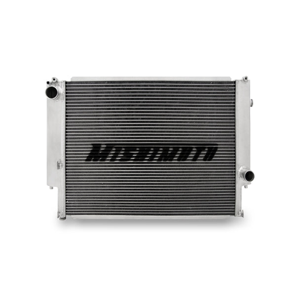 Mishimoto 92-99 BMW E36 Manual Aluminum Radiator - MMRAD-E36-92 for 1984-1999 BMW 3 Series - rear view