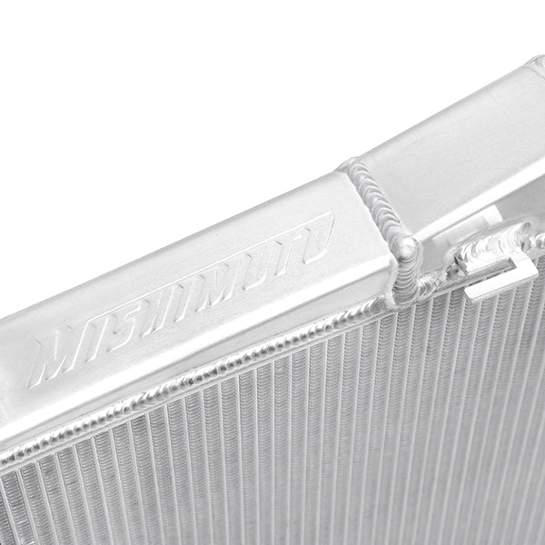Mishimoto 2006-2013 BMW 335i/135i (Manual) Performance Aluminum Radiator - MMRAD-E90-07 for 2007-2013 BMW 3 Series - side vie