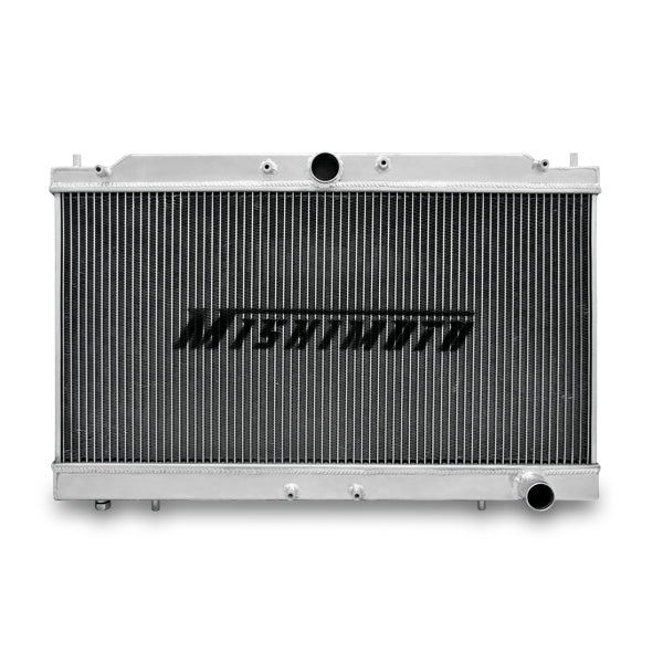 Mishimoto 95-99 Mitsubishi Eclipse Turbo Manual Aluminum Radiator - MMRAD-ECL-95T for 1995-1999 Mitsubishi Eclipse - rear vie