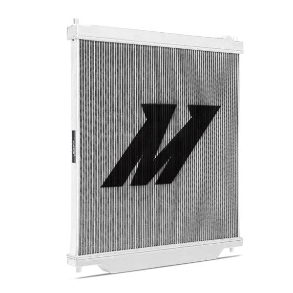 Mishimoto 03-07 Ford F250 w/ 6.0L Powerstroke Engine Aluminum Radiator - MMRAD-F2D-60 for 2003-2007 Ford F 250 - angle view