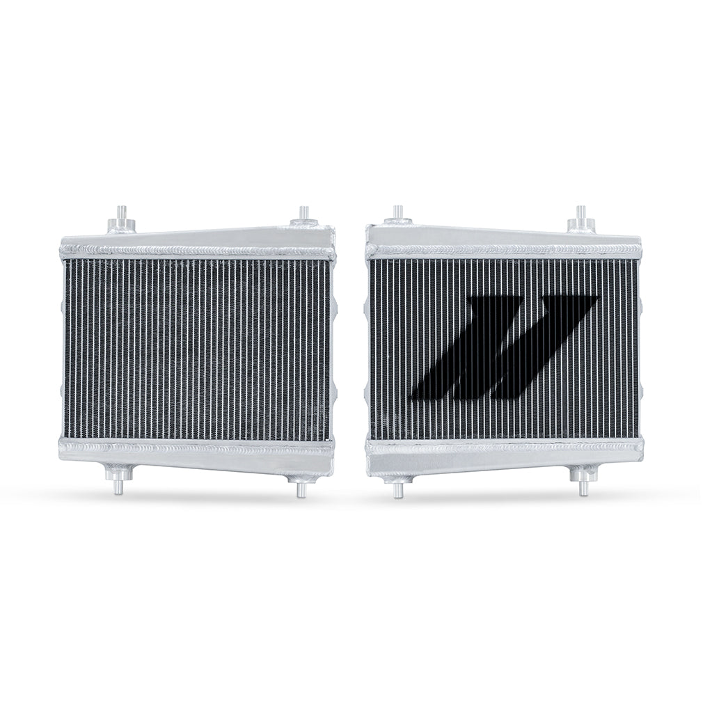 Mishimoto 2021+ BMW G8X M2/M3/M4 Performance Auxiliary Radiators - MMRAD-G80-21A for 2021-2025 BMW M3 - angle view