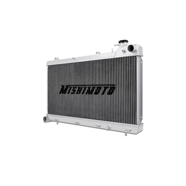 Mishimoto 93-98 Subaru Impreza GC8 2.2L Manual Aluminum Radiator - MMRAD-GC8-93 for 1993-1998 Subaru Impreza - close-up