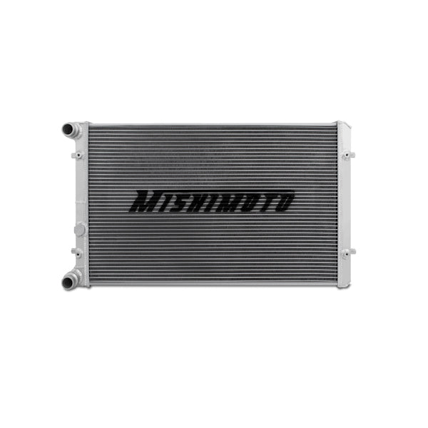 Mishimoto 99-02 Volkswagen Golf Manual Aluminum Radiator - MMRAD-GLF-99 for 1999-2006 Volkswagen Golf - angle view