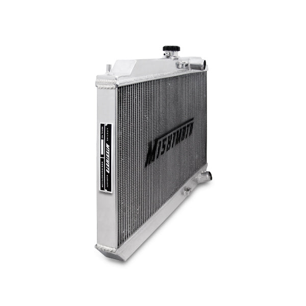 Mishimoto 90-93 Acura Integra Manual Aluminum Radiator - MMRAD-INT-90 for 1990-1993 Acura Integra - installed view