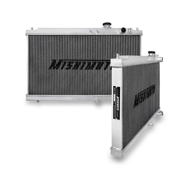 Mishimoto 94-01 Acura Integra Manual Aluminum Radiator - MMRAD-INT-94 for 1994-2001 Acura Integra - installed view