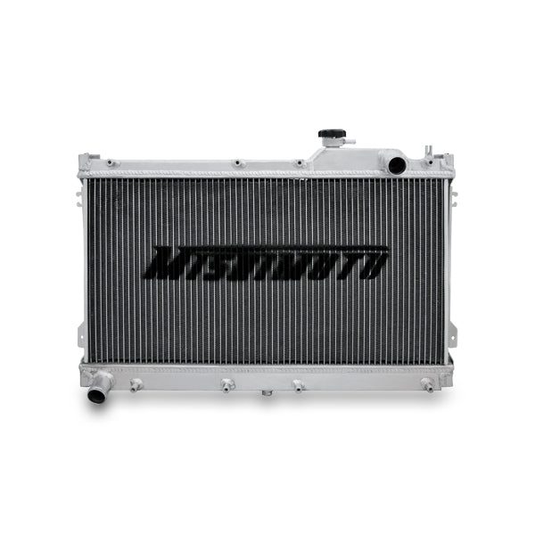 Mishimoto 90-97 Mazda Miata Manual Aluminum Radiator - MMRAD-MIA-90 for 1990-1997 Mazda Miata - angle view